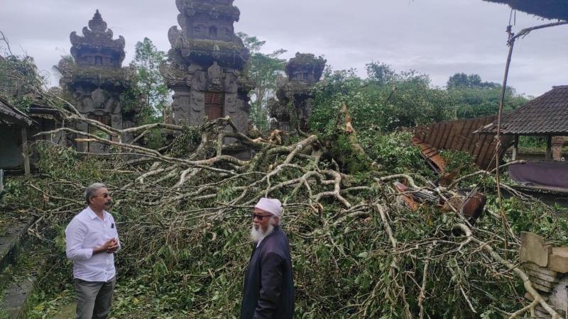 Kerugian Akibat Angin Kencang Capai Rp 2,8 Miliar Lebih | Bali Tribune